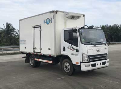 解放虎V锡柴125马力4.2米冷藏车