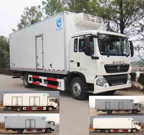 重汽豪沃7.8米冷藏车
