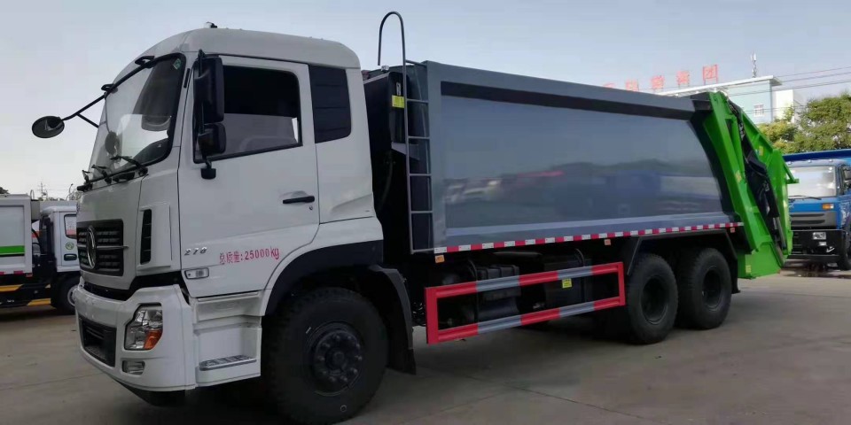 东风天龙18-20立方程力压缩垃圾车 (8)