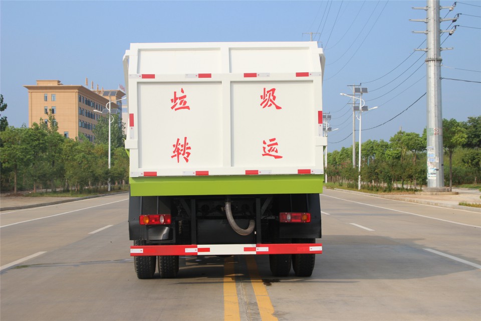 东风天锦国六湖北程力对接式垃圾车 (4)